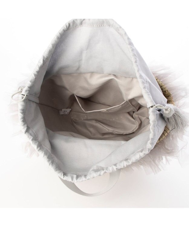 UNBILLION カカトゥ kakatoo / チュールフリンジカゴバッグ GY