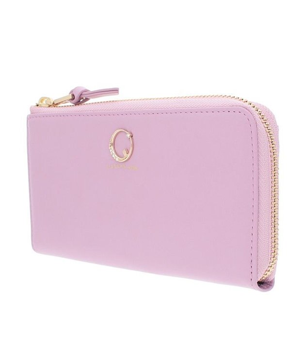 LANVIN en Bleu ルナ Ｌファスナー長財布 ピンク