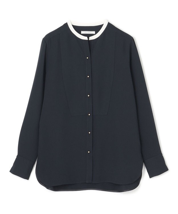 BEIGE， 【WEB＆一部店舗限定】ZEKOLVA / ブラウス Navy