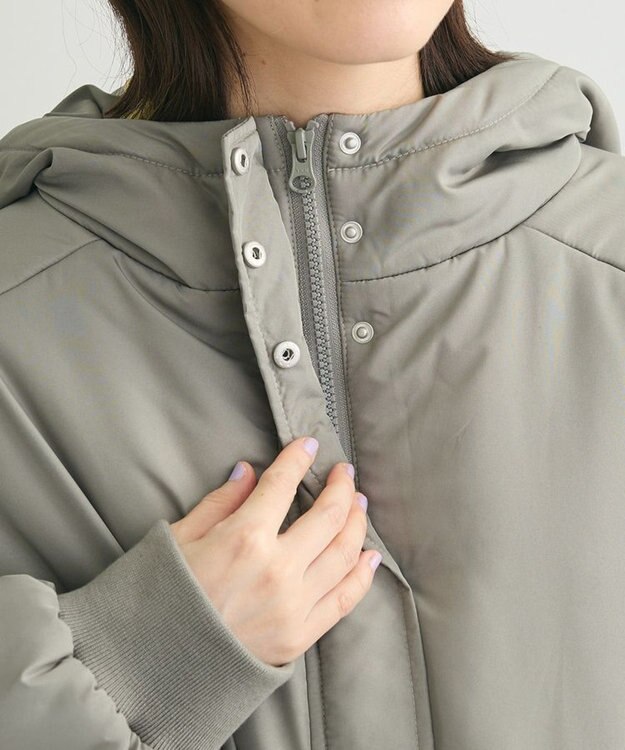 Green Parks ・ｓｗｉｎｇ　ｂｙ　モンスターパーカーコート Khaki