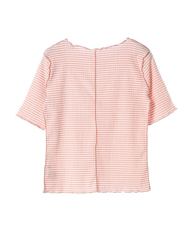 earth music&ecology ギンガムメロープルオーバー Pink