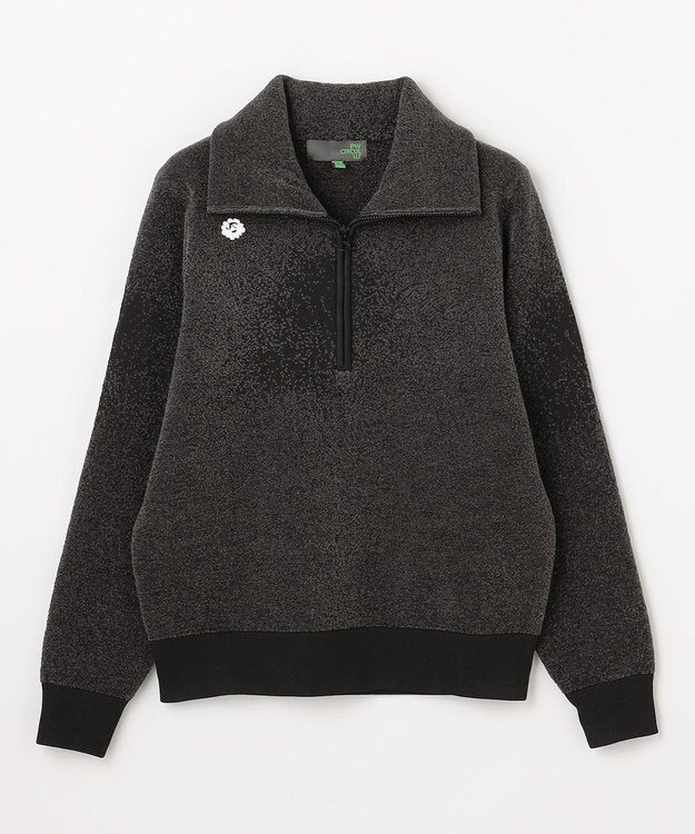 PW CIRCULUS 【手洗い洗濯可】 【WOMEN】グラデーションニット ゴルフウェア レディース ブラック系