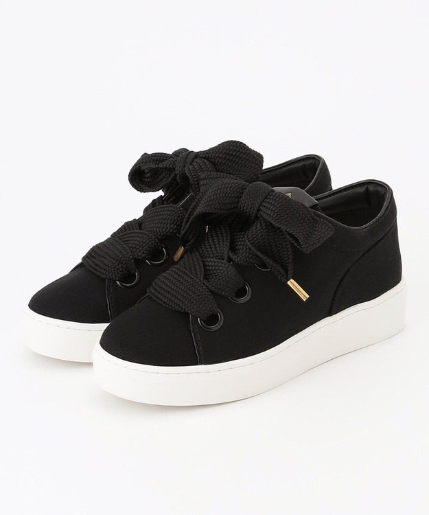 TOCCA 【WEB＆一部店舗限定】BIG RIBBON CANVAS SNEAKERS スニーカー ブラック系
