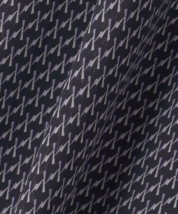 J.PRESS LADIES S 【洗える】 Geometric Print スカート ネイビー系5