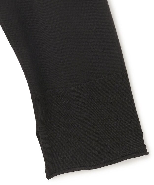 JOSEPH スーパーファインメリノシルク　Vネックニット Black