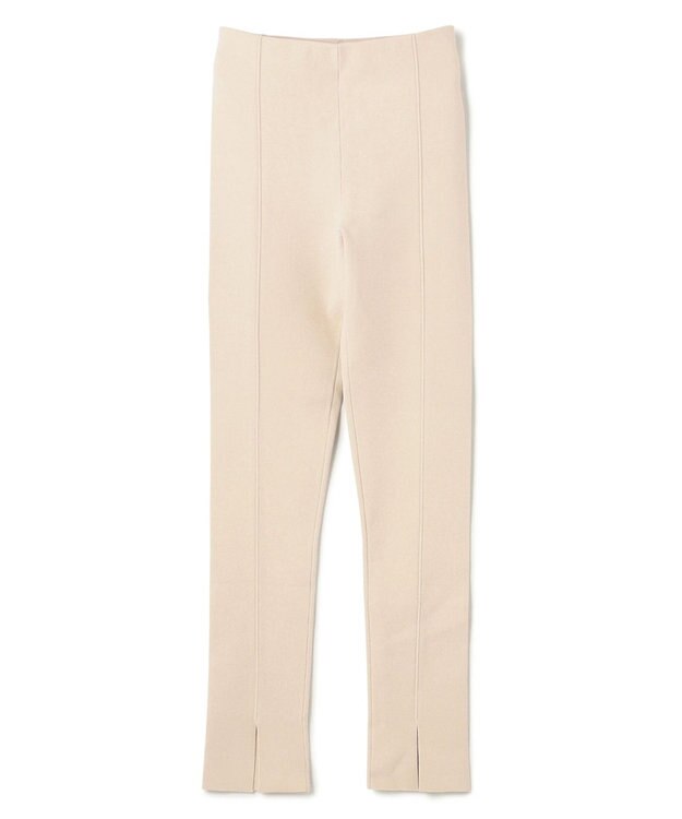 uncrave 【洗える】スムースニット レギンス（uncrave WHITE） エクリュ