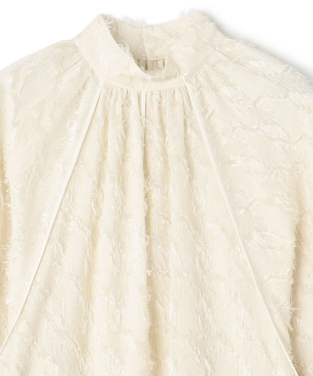 BEIGE， CAMILLE / ジャガードブラウス Ecru