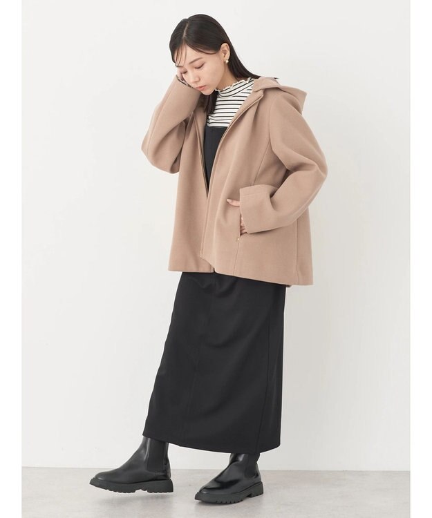 earth music&ecology ２Ｗａｙフードコート（ショート） Beige