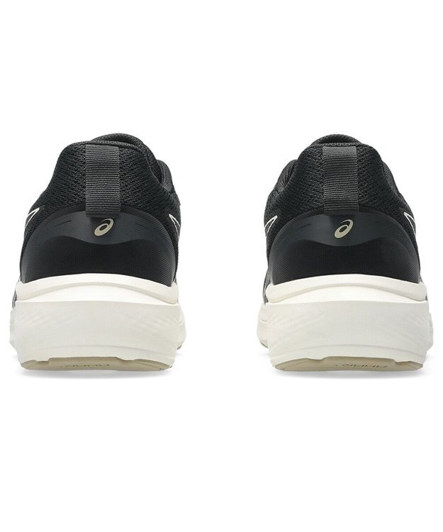 ASICS WALKING ゲルファンウォーカー レディース 3E相当 ブラック×オフホワイト