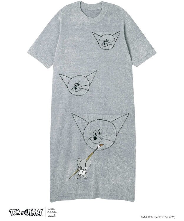 une nana cool トムとジェリー × une nana cool なめらかふわふわワンピース GY