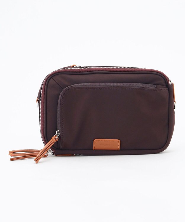 Y'SACCS 【大人のおしゃれ手帖11月号掲載】本上まなみ×Y'SACCS 　ウォレットポシェット ワイン