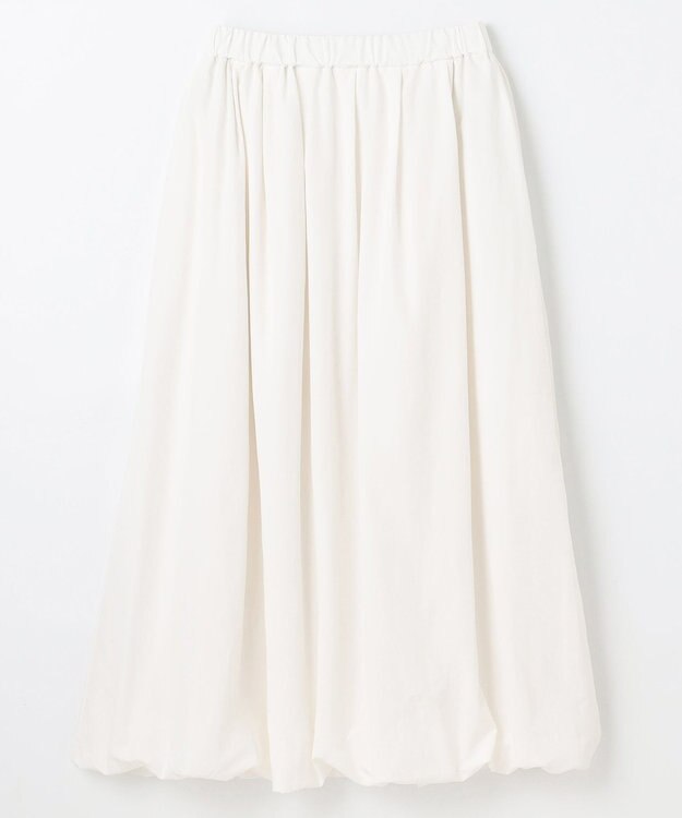 ANY L 【撥水/ウエストゴム】バルーンスカート ホワイト
