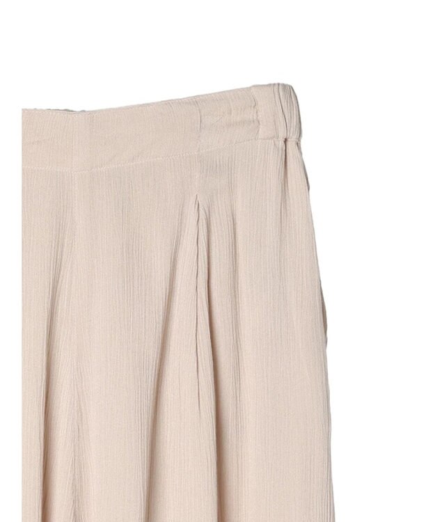 earth music&ecology レーヨンクレープイージーパンツ Beige