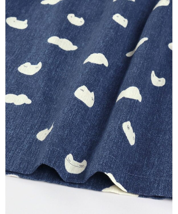 tsumori chisato SLEEP ツモリチサト ワンピース 綿100%(本体) 楊柳素材 5分袖 半袖 ロング丈 レディース UNT121 /ワコール コン