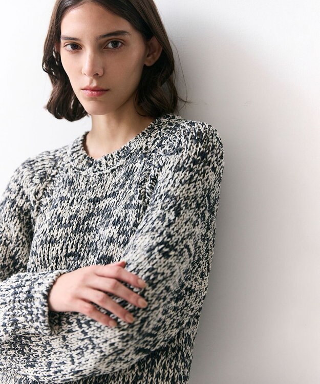 BEIGE， OPAL / チャンキーニットプルオーバー Monotone