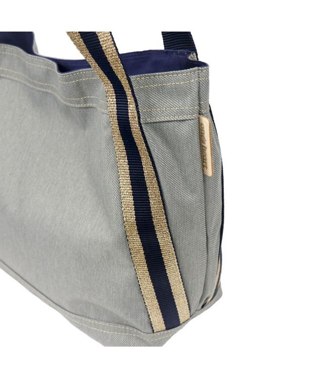 Regalo Felice 【撥水 / A4対応サイズ / 色落ちしないデニム調生地】トート / REGALO GY(グレー×ゴールドネイビー)