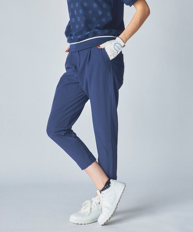 FILA GOLF／marie claire 【marie claire SPORT】 ストレッチロングパンツ ネイビー