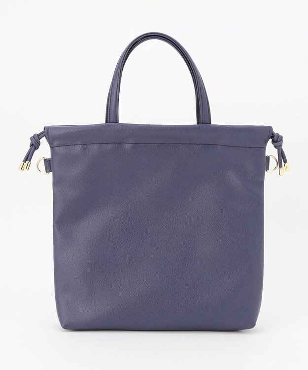 ANY 巾着バッグ ネイビー