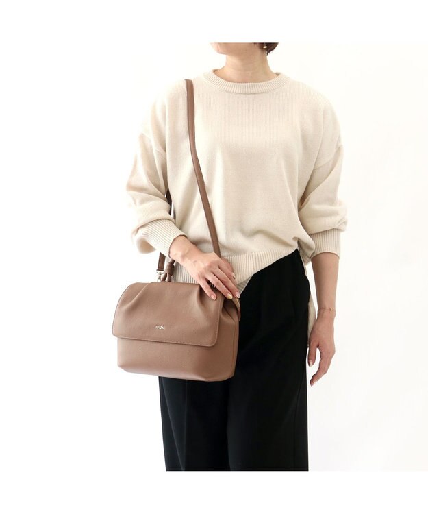 IBIZA マティース　2WAYショルダーバッグ(M) モカ