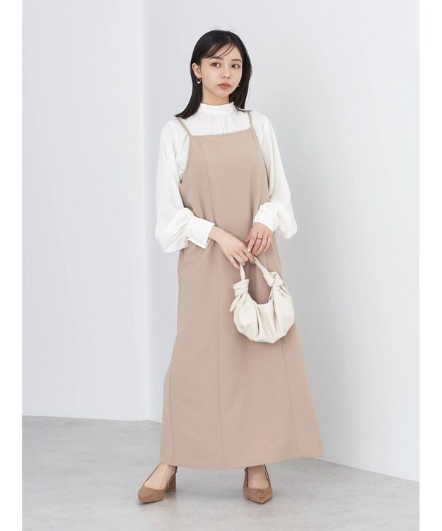 earth music&ecology キャミワンピース Beige