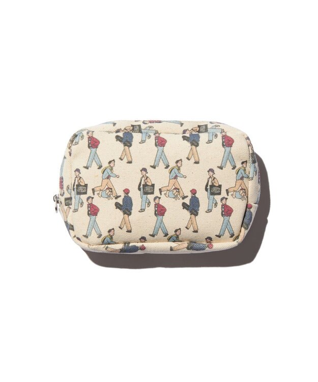 J.PRESS MEN 【AaronChang】【UNISEX】プリント ポーチ ホワイト系5