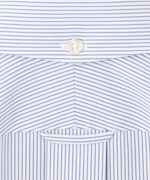 J.PRESS MEN 【PREMIUM PLEATS / 形態安定】マイクロストライプ シャツ / B.D. ネイビー系1
