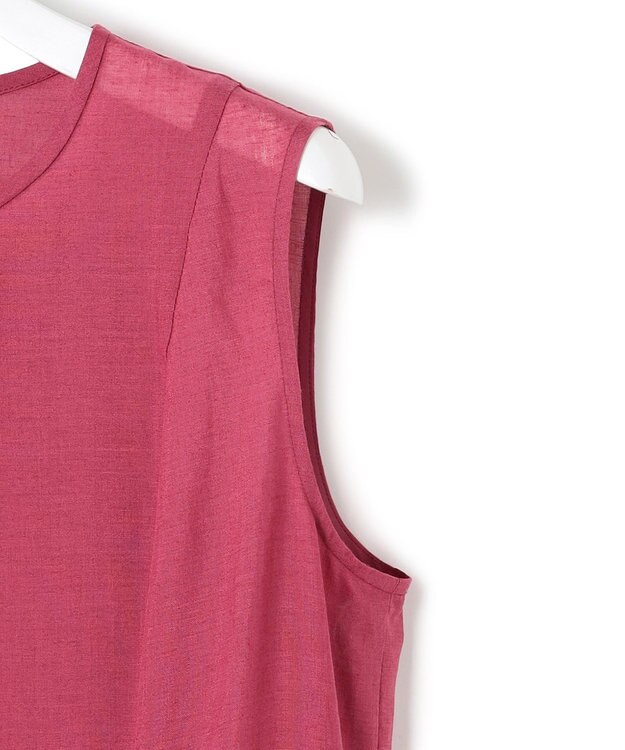 23区 【一部店舗限定/接触冷感/洗える】ラミータンブラー ノースリーブ ワンピース ローズ系