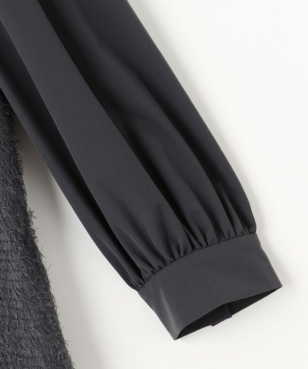 自由区 L 【カタログ掲載】ループカットジャカード ワンピース スレート