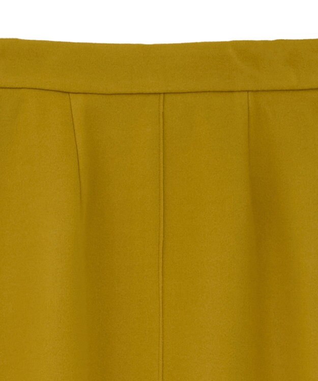 YECCA VECCA メルトンジャージーAラインスカート Yellow