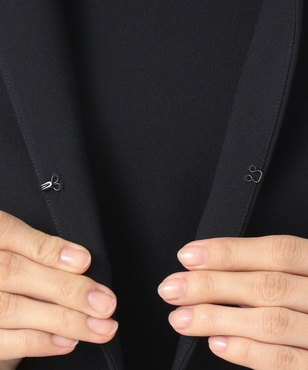 自由区 FORMAL 【お受験/セレモニーに】濃紺　洗える/衿取り外し　ワンピース+ジャケット ネイビー系