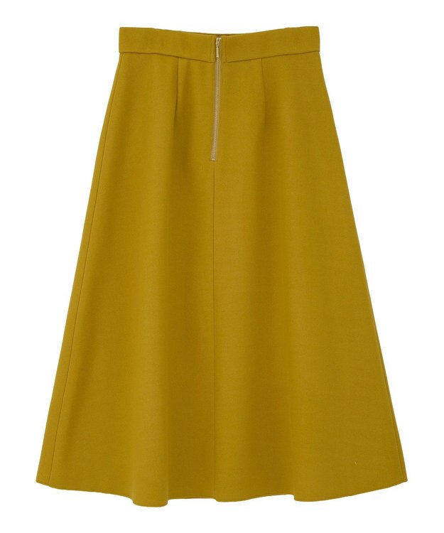 YECCA VECCA メルトンジャージーAラインスカート Yellow
