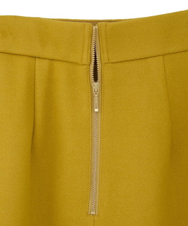 YECCA VECCA メルトンジャージーAラインスカート Yellow