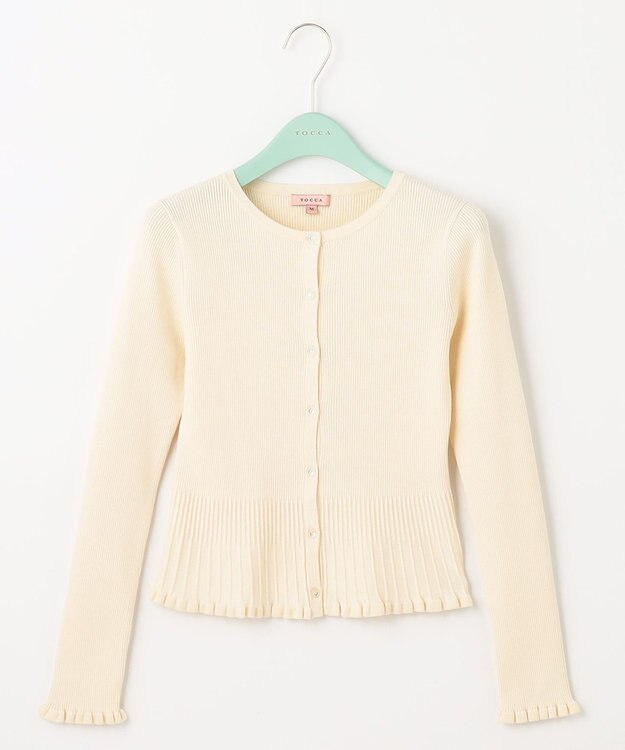 TOCCA 【洗える】RESONATE カーディガン アイボリー系