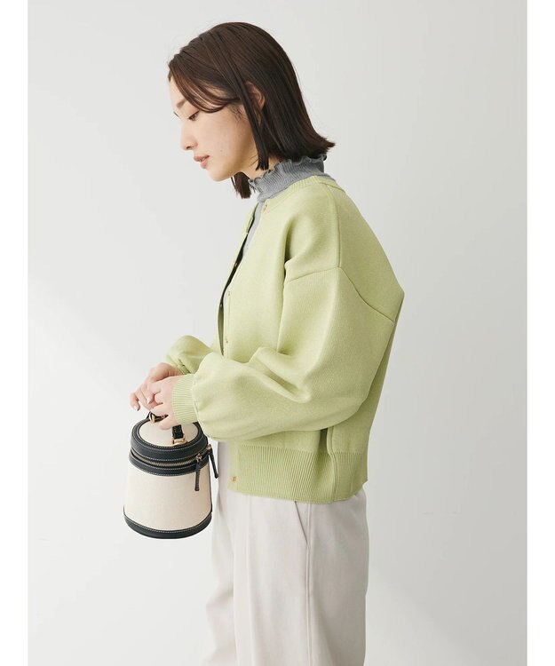 Green Parks ・ＥＬＥＮＣＡＲＥ　ＤＵＥ　２ｗａｙ　ラメカーディガン Green