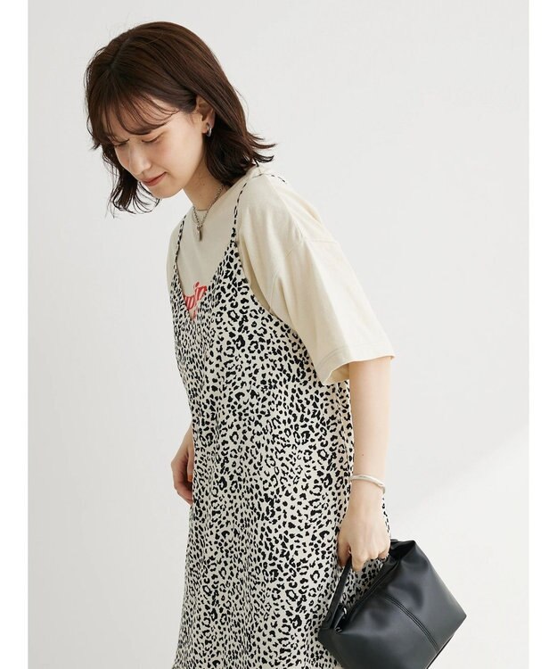 Green Parks ウエーブロゴボックスＴシャツ Off White