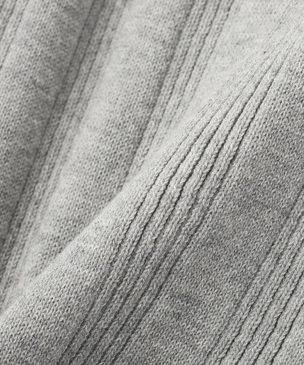AMERICAN HOLIC 襟配色ニットポロ Light Gray