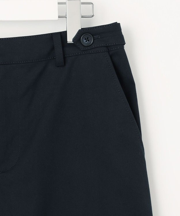 J.PRESS LADIES 20チノストレッチ ストレート パンツ ネイビー系