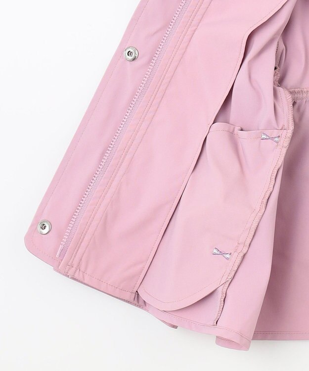 組曲 KIDS 【100㎝】【撥水】フリル マウンパ ラベンダー系