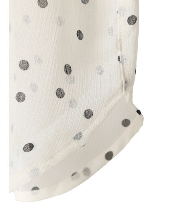 Green Parks AnriettMusee シアーボウタイブラウス Dot