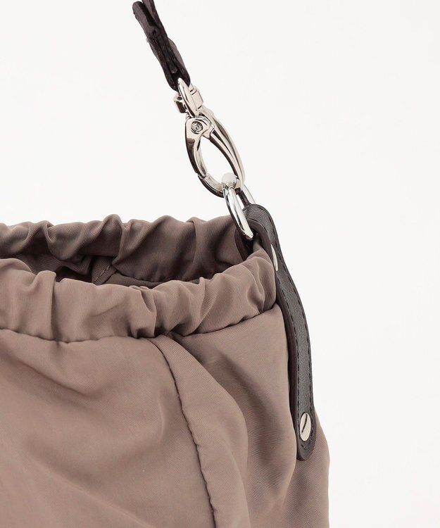 Y'SACCS 【Y’SACCS vous et】サイドギャザー2WAYトート Mサイズ ベージュ