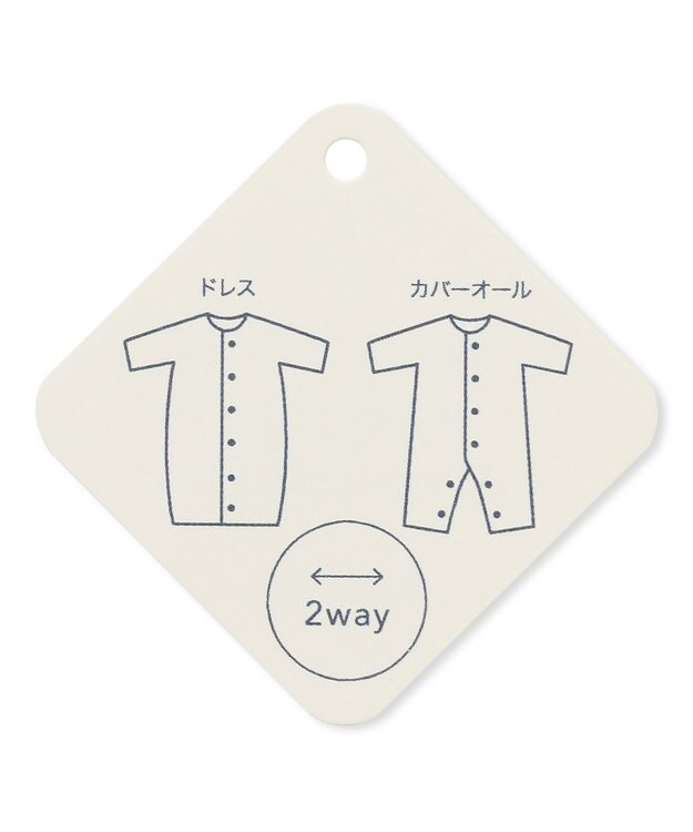 組曲 KIDS 【70㎝】ロンドントラベル ロンパース アイボリー系5