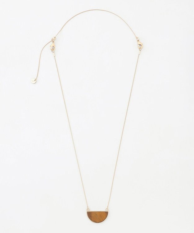 自由区 【3WAY】ストーンバーダブルネックレス マットゴールド