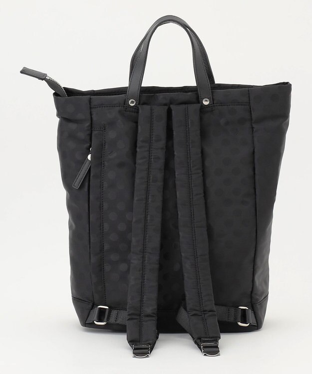 Y'SACCS ドットジャカード　トート型リュック ブラック