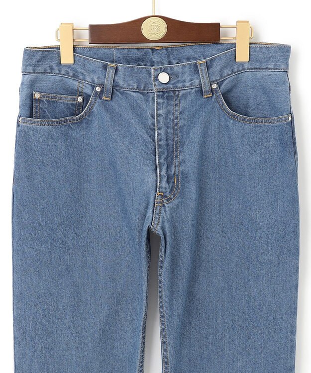 J.PRESS MEN ストレッチシルケットデニム ブルー系