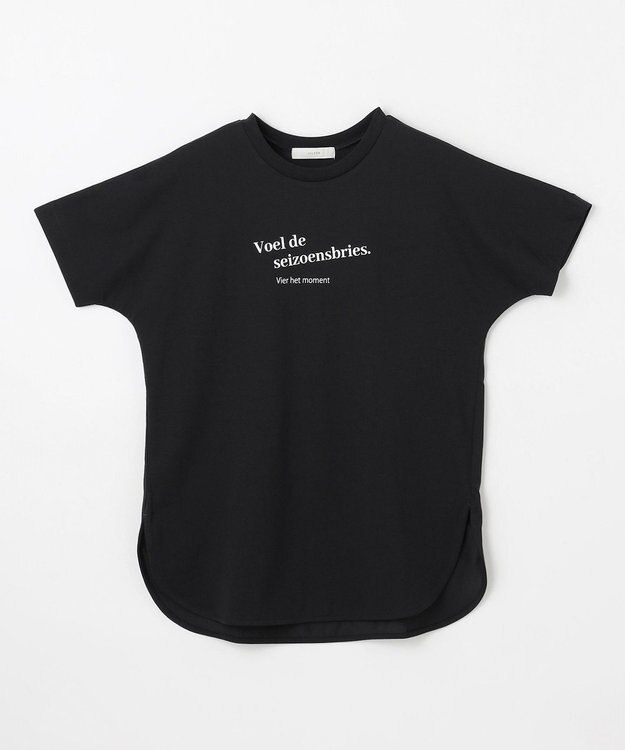 ANY エニィファンクションドルマンスリーブＴシャツ ブラック(ロゴ)