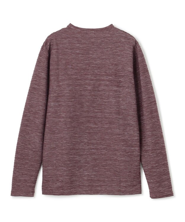 JOSEPH HOMME 【LEON 掲載】ストームリップル　Vネックカットソー ブラウン系