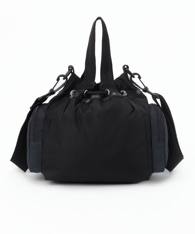 LeSportsac CONV DRAWSTRING CROSSBODY/ブラック/ドーブ/ディープシーブルー CB ブラック/ドーブ/ディープシーブルー CB