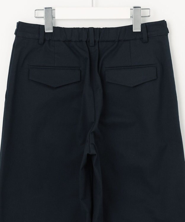 J.PRESS LADIES 20チノストレッチ ストレート パンツ ネイビー系