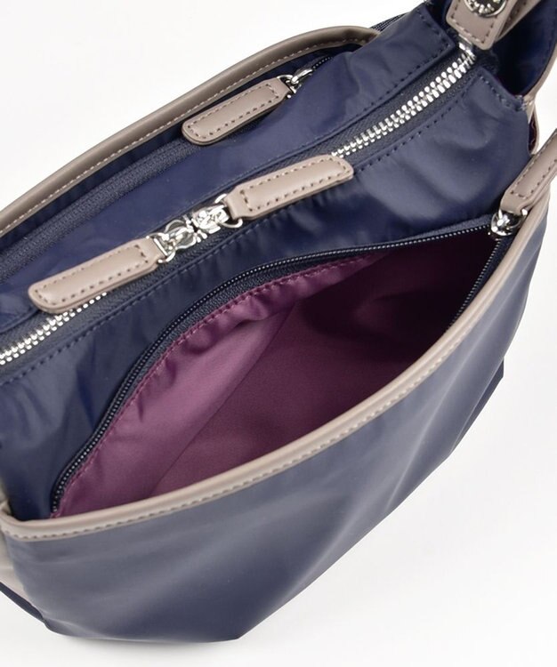 Y'SACCS 木村多江×Y'SACCS ナイロンショルダー ネイビー