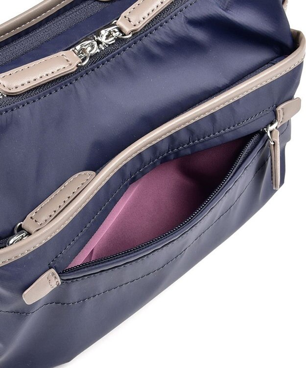 Y'SACCS 木村多江×Y'SACCS ナイロンショルダー ネイビー